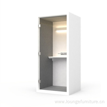 Soundproof Booth Acoustic Meeting Pod High Tech Glass
